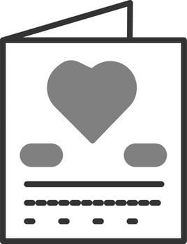 Wedding invitation Vector Icon