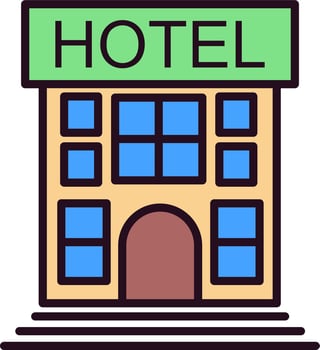 Hotel Vector Icon