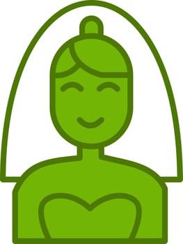 Bride Vector Icon