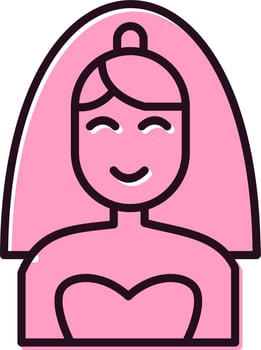 Bride Vector Icon