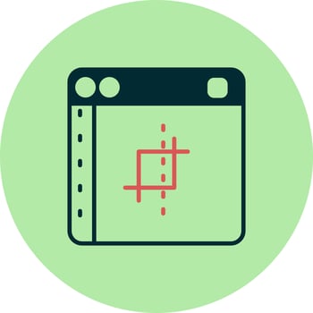 Crop Vector Icon