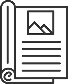 Magazine Vector Icon