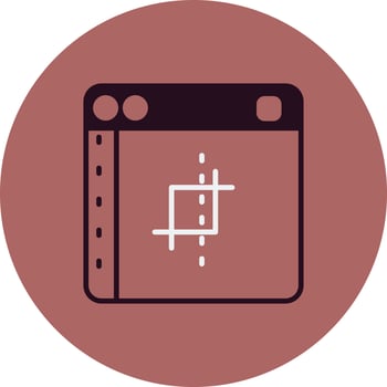 Crop Vector Icon