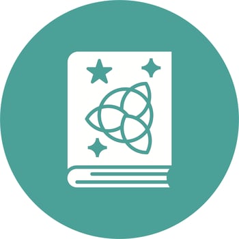 Magic book Vector Icon