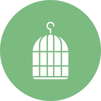 Birdcage Vector Icon