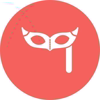 Carnival mask Vector Icon