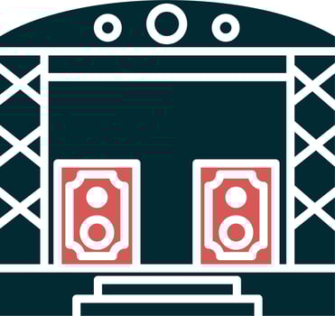 Stage Vector Icon