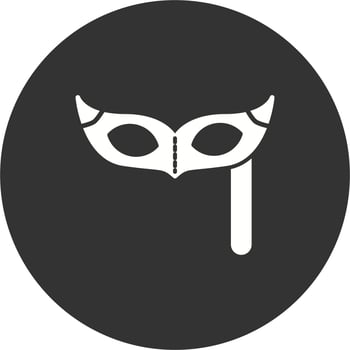 Carnival mask Vector Icon