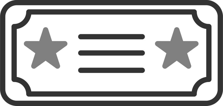 Ticket Vector Icon