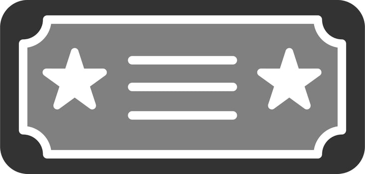 Ticket Vector Icon