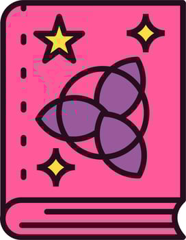 Magic book Vector Icon