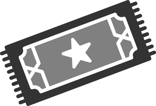 Magic carpet Vector Icon