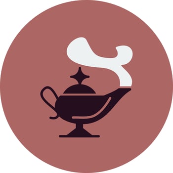 Majic lamp Vector Icon