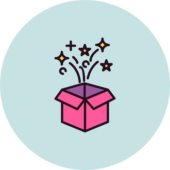 Magic box Vector Icon