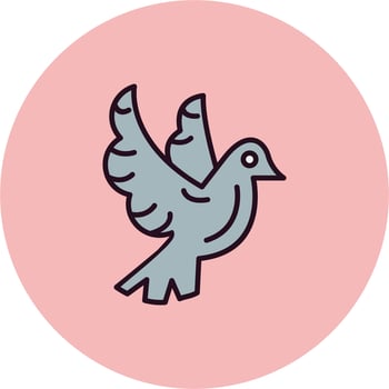 Dove Vector Icon