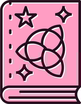 Magic book Vector Icon