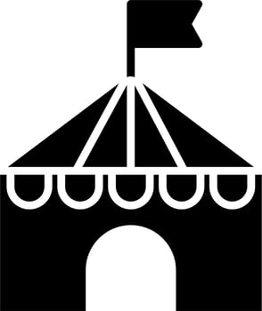 Tent Vector Icon
