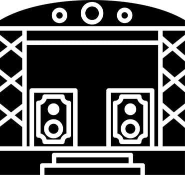 Stage Vector Icon