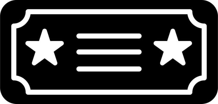 Ticket Vector Icon