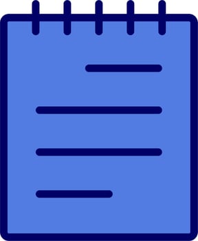 Notepad Vector Icon