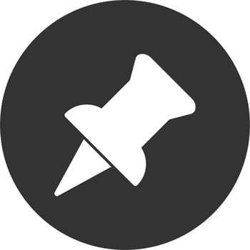 push pin Vector Icon