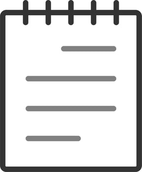 Notepad Vector Icon