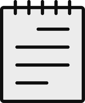 Notepad Vector Icon