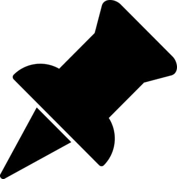push pin Vector Icon