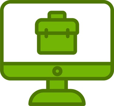 Online Business Vector Icon
