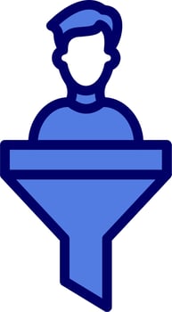 Sales Funnel Vector Icon