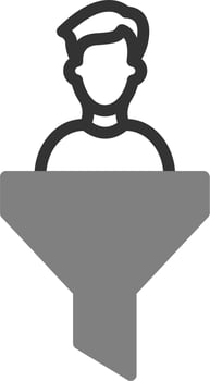 Sales Funnel Vector Icon