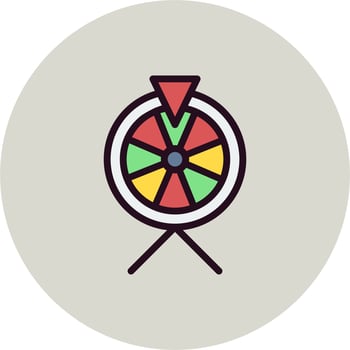 Fortune Wheel Vector Icon