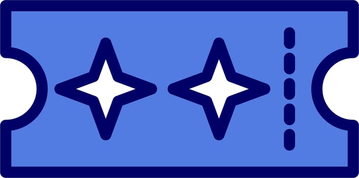 Ticket Vector Icon