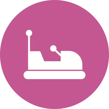 Bumper Car Vector Icon