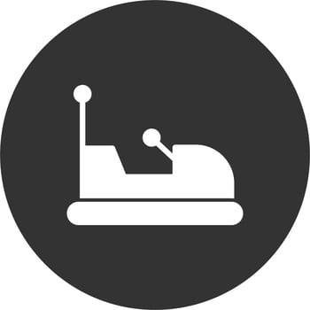 Bumper Car Vector Icon