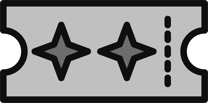 Ticket Vector Icon