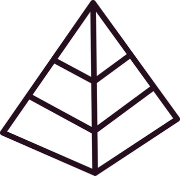 Pyramid Vector Icon