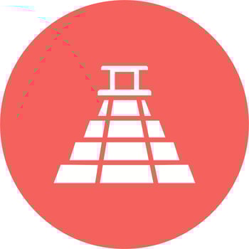Aztec Pyramid Vector Icon
