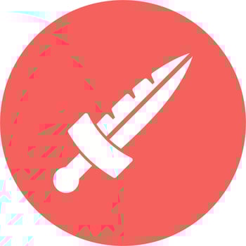 Dagger Vector Icon