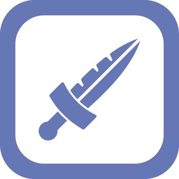Dagger Vector Icon