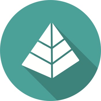 Pyramid Vector Icon
