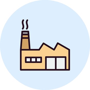 Factory Vector Icon