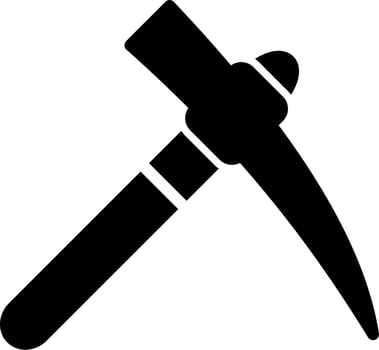 Pickaxe Vector Icon