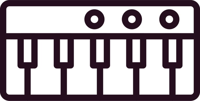 Piano Vector Icon