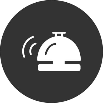 Reception Bell Vector Icon