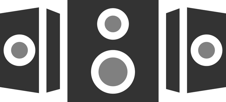 Sound System Vector Icon