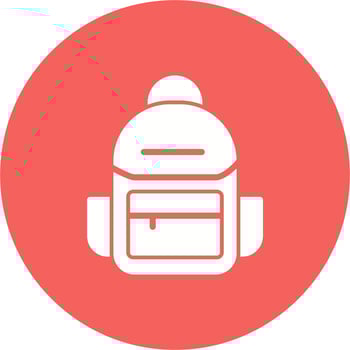 Bagpack Vector Icon