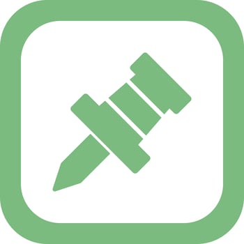 Pushpin Vector Icon