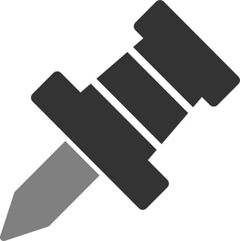 Pushpin Vector Icon