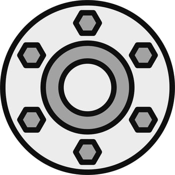 Flange Vector Icon